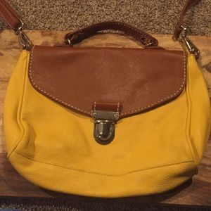 Roots Canada Genuine Leather Handbag
